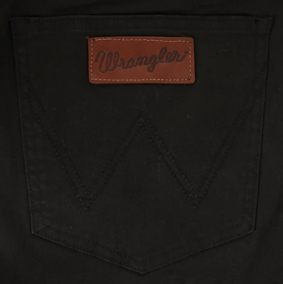 1088MWZBK - Wrangler Men's Retro Slim Straight Jean - Black