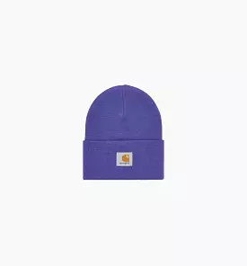 Acrylic Watch Hat Mens Beanie - Purple