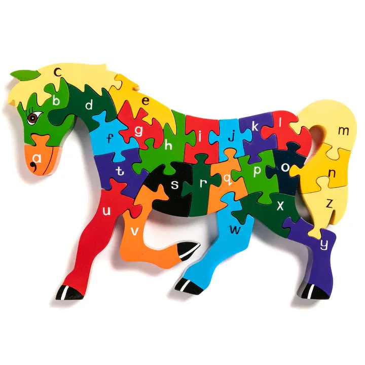 Alphabet Horse - Alphabet Jigsaw