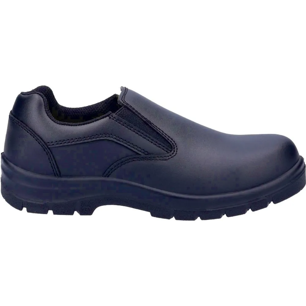 Amblers AS716C Metal Free Womens Slip-On Safety Shoes Black Size 8 - Screwfix