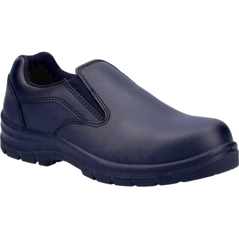 Amblers AS716C Metal Free Womens Slip-On Safety Shoes Black Size 8 - Screwfix