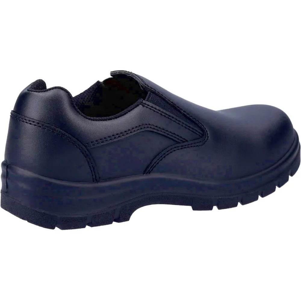 Amblers AS716C Metal Free Womens Slip-On Safety Shoes Black Size 8 - Screwfix