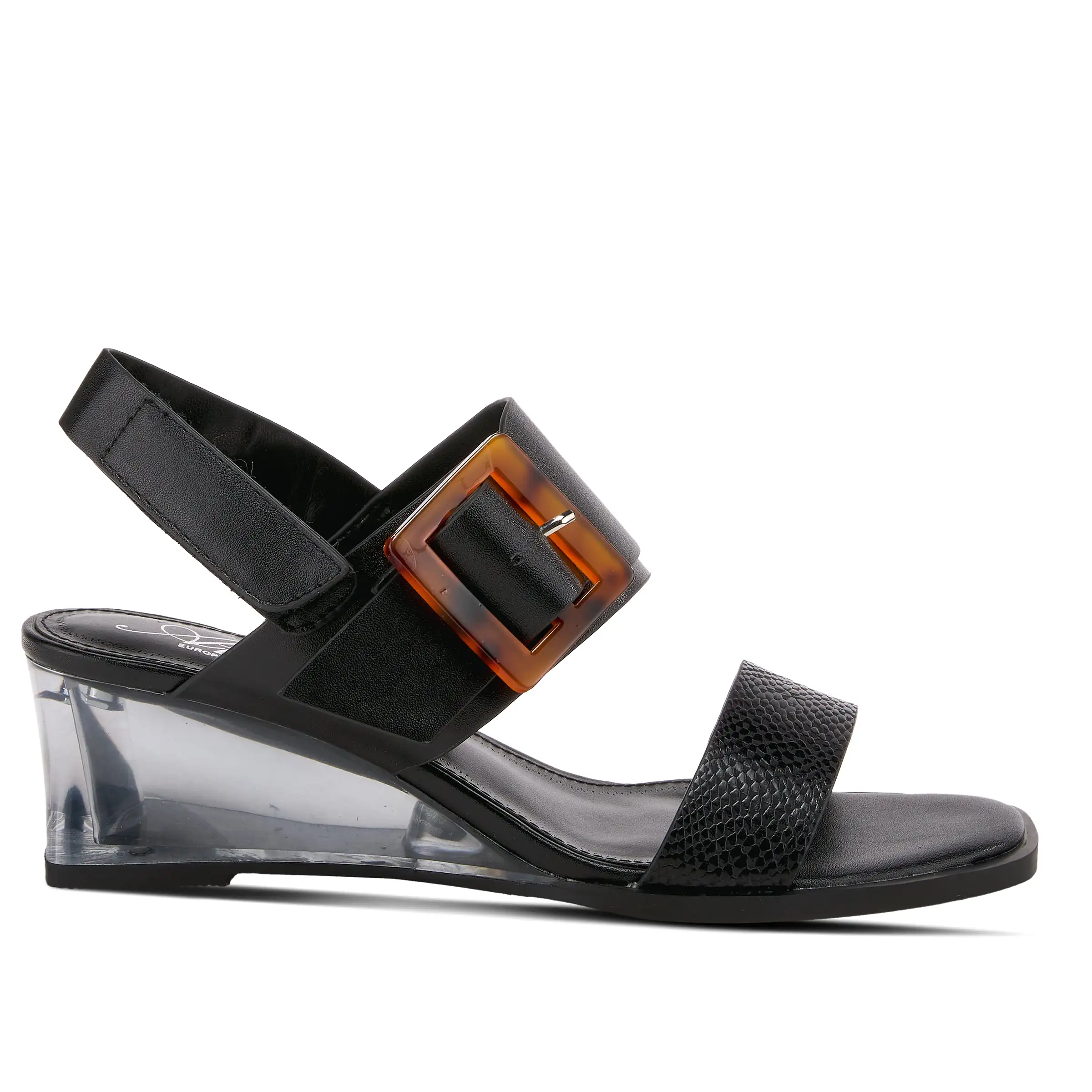 AZURA ELIDY QUARTER STRAP SANDALS