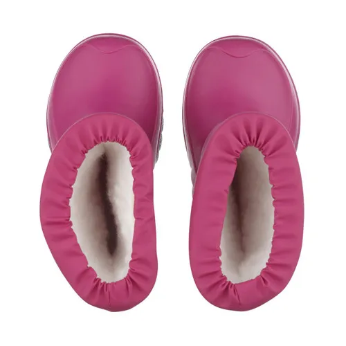 Baby Mudbuster Pink girls slip-on waterproof wellies