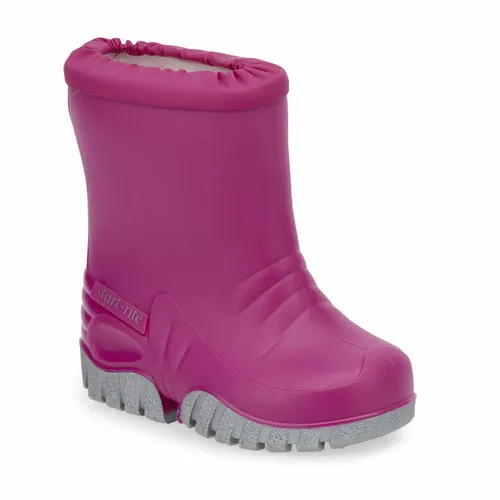 Baby Mudbuster Pink girls slip-on waterproof wellies