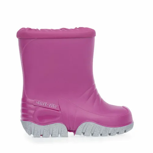 Baby Mudbuster Pink girls slip-on waterproof wellies