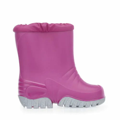 Baby Mudbuster Pink girls slip-on waterproof wellies