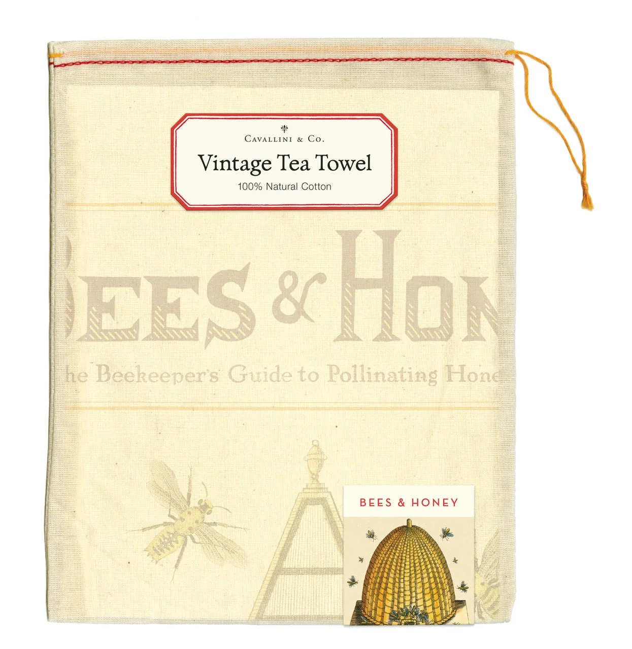 Bees & Honey Tea Towel