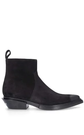 Black Suede Ankle Boots