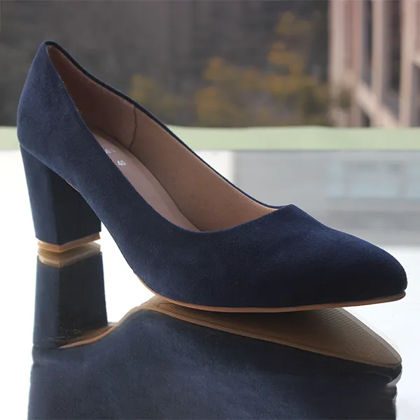 Blue Heel Pumps for women