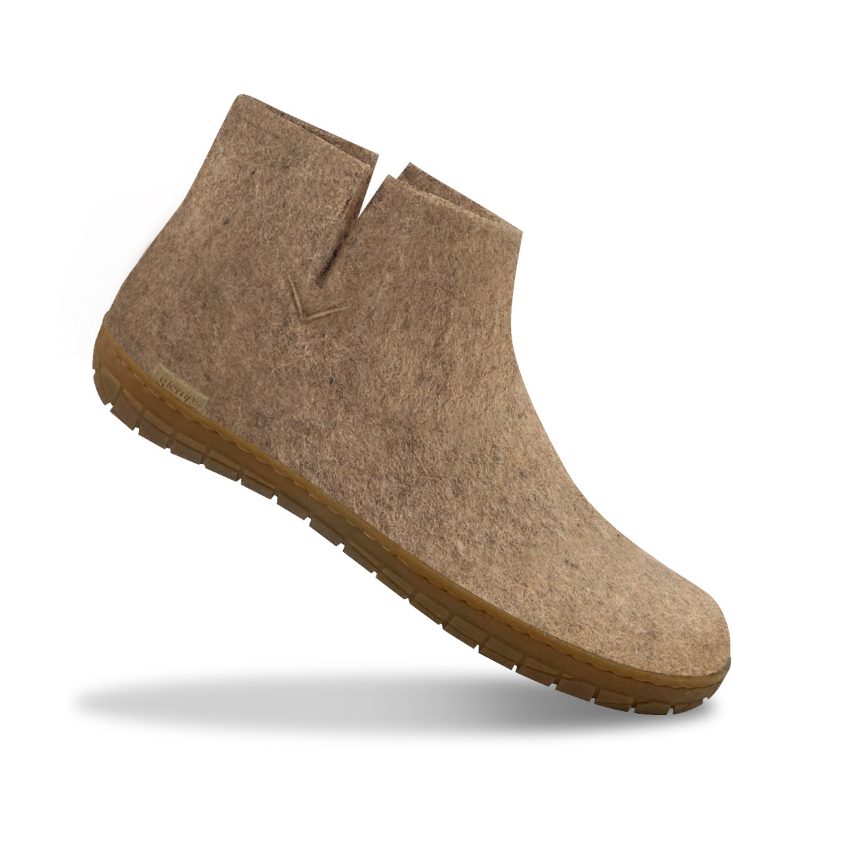 Boot with natural rubber sole - honey - Sand