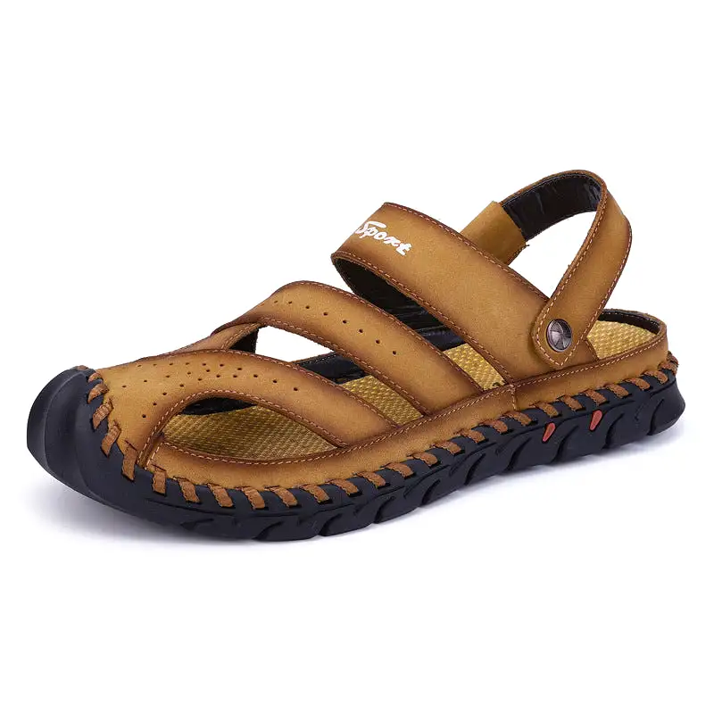 Breathable and Comfortable Leather Sandals