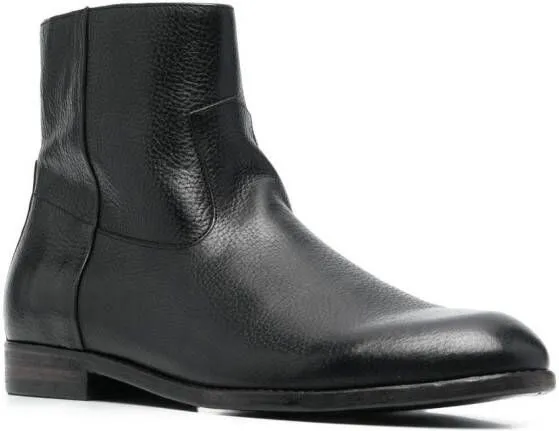 Buttero zipped ankle boots Black