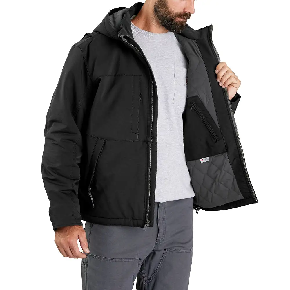 'Carhartt' Men's Super Dux Full Swing Relaxed Fit Insulated Jacket-Level 3 Warmest Rating - Black