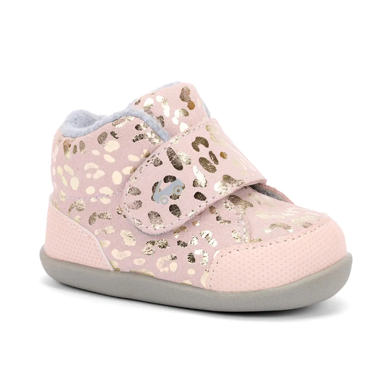 Casey (First Walker) Infant Bootie -  Peach/Gold