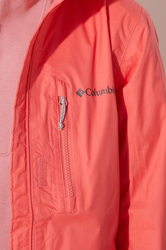 Columbia outdoor jacket Pouring Adventure II red color