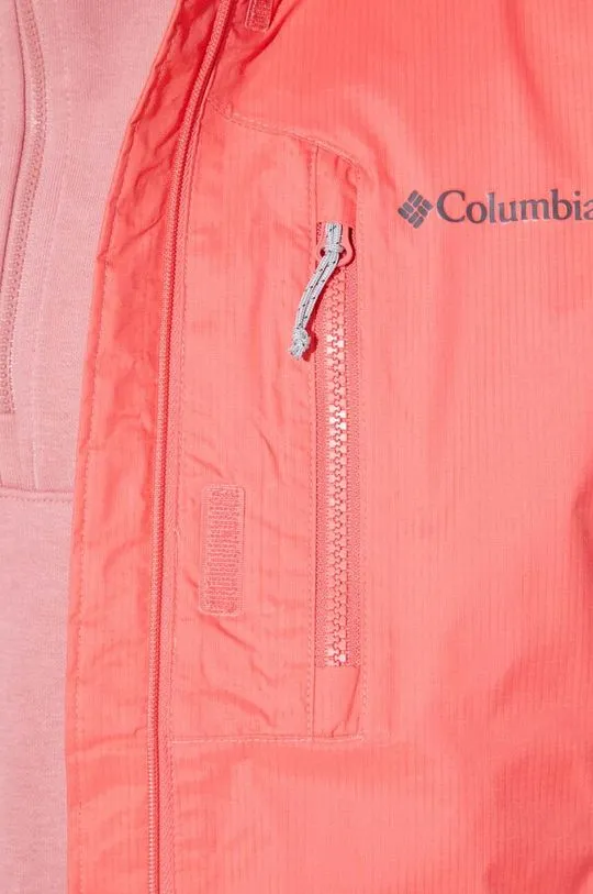 Columbia outdoor jacket Pouring Adventure II red color