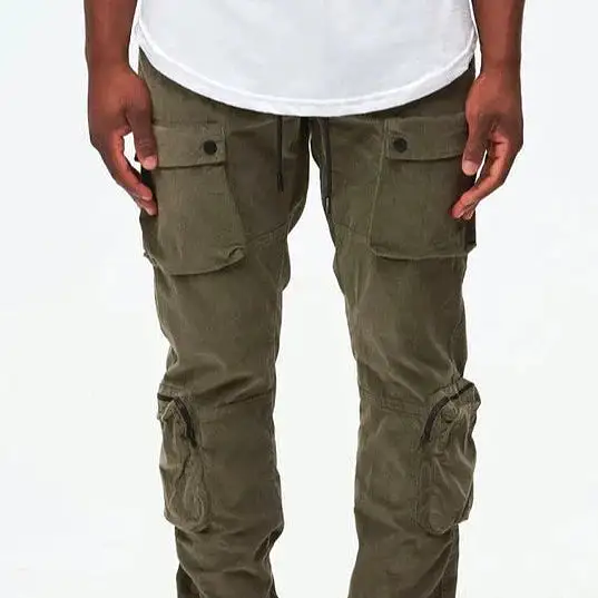 Corduroy Utility Pants Olive