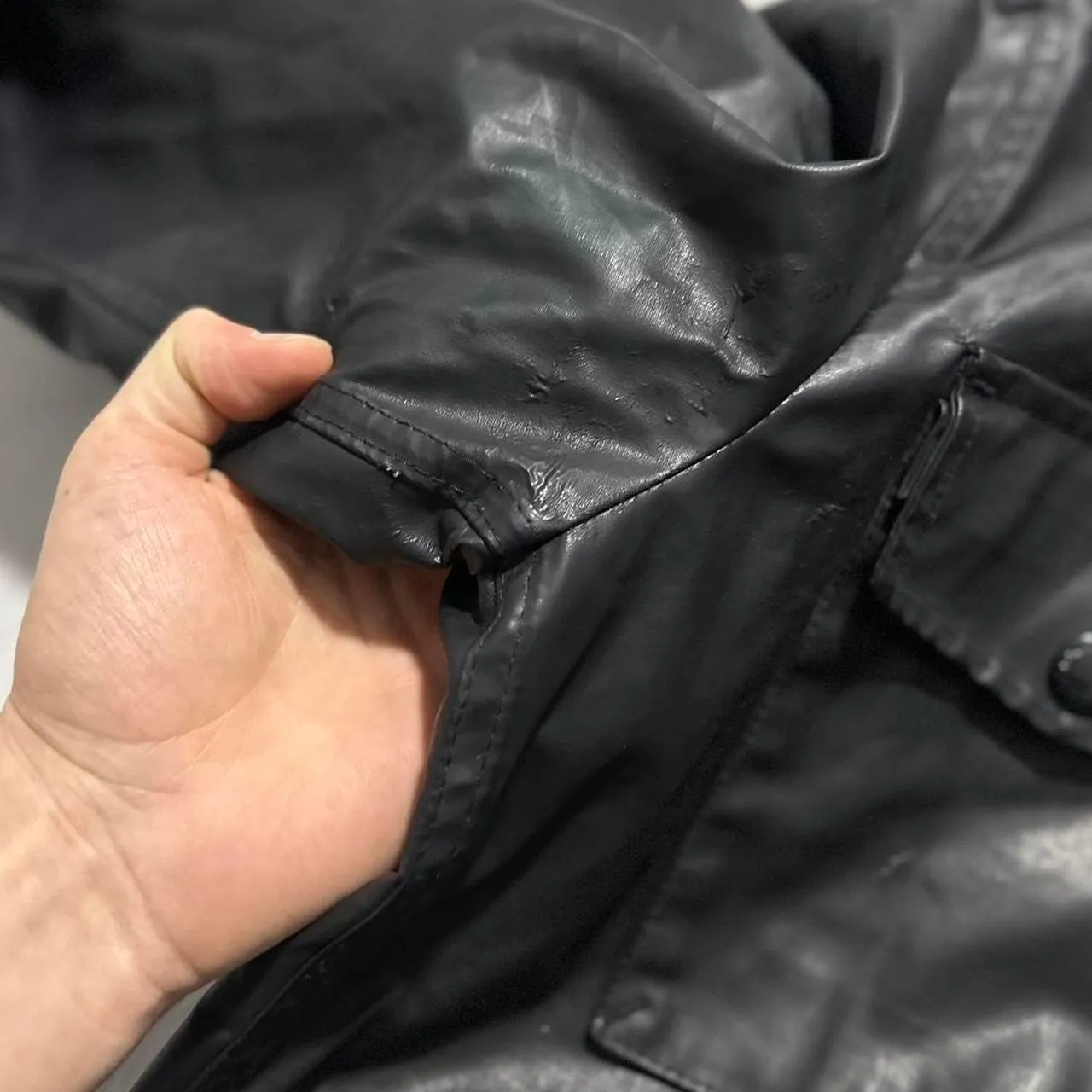 CP Company Multipocket Leather Jacket