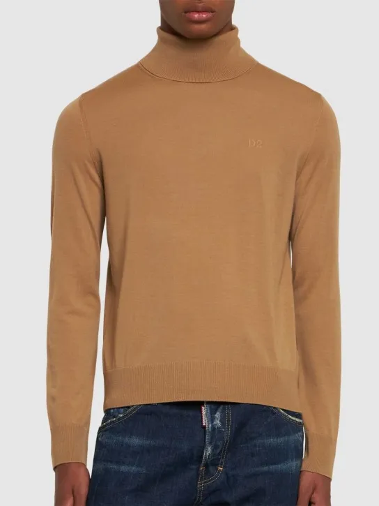 Dsquared2   Knit wool turtleneck 