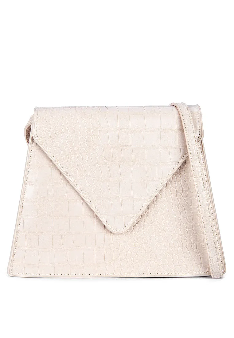 Etta Envelope Croc Bag