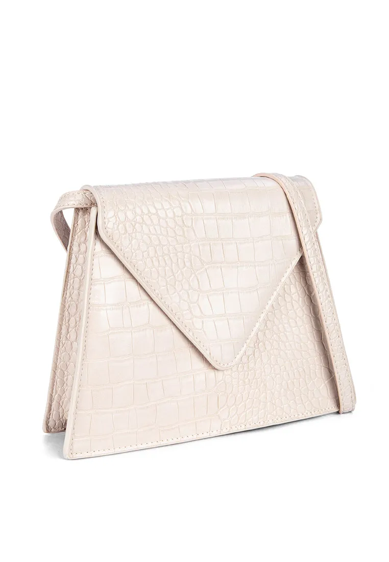 Etta Envelope Croc Bag