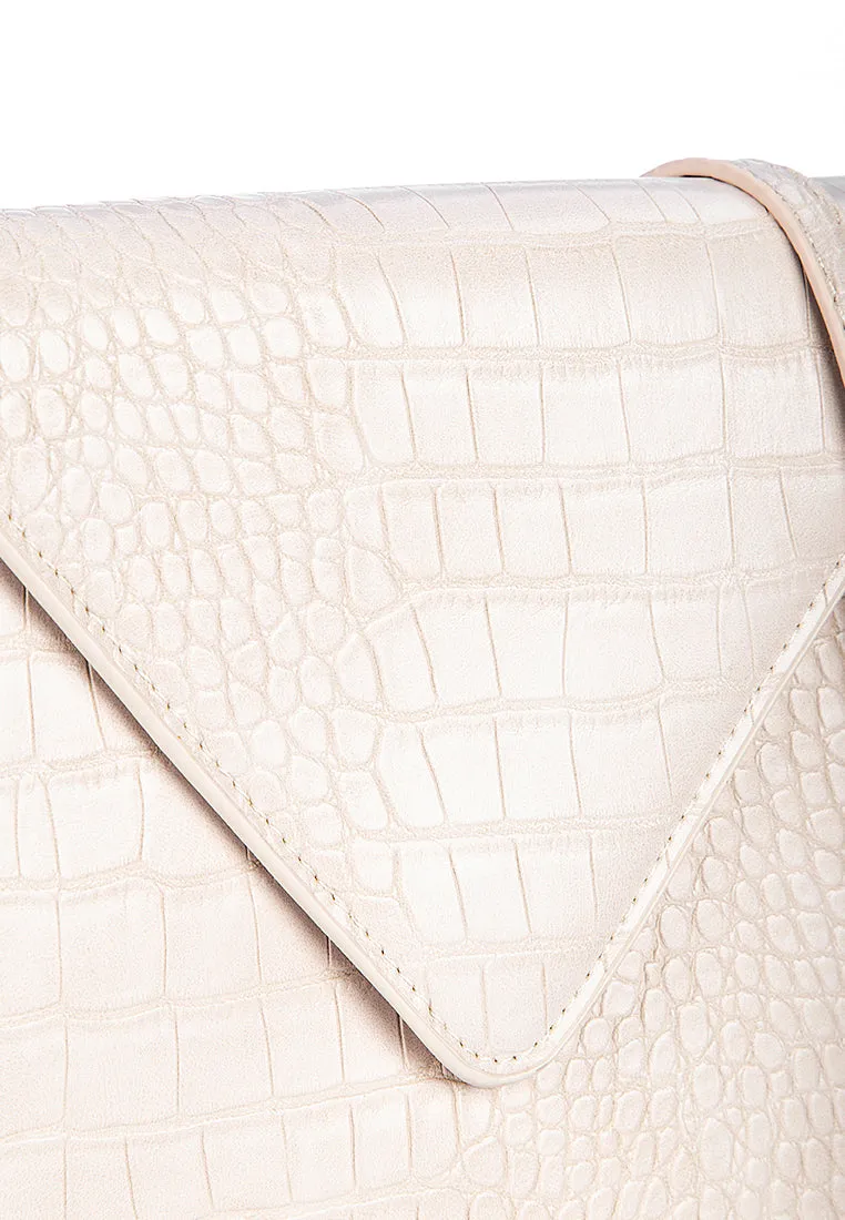 Etta Envelope Croc Bag