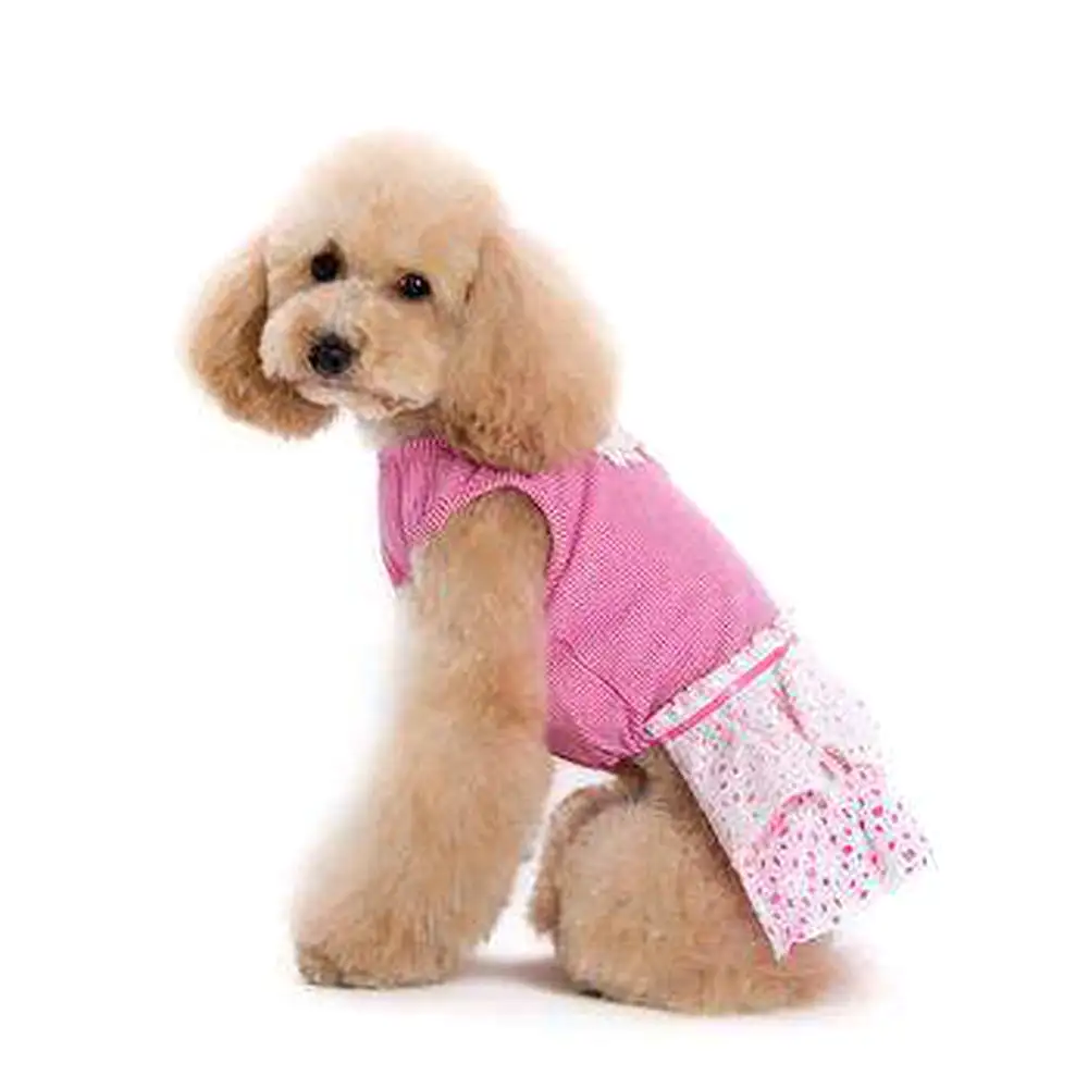 Eyelet Flower Dog Dress