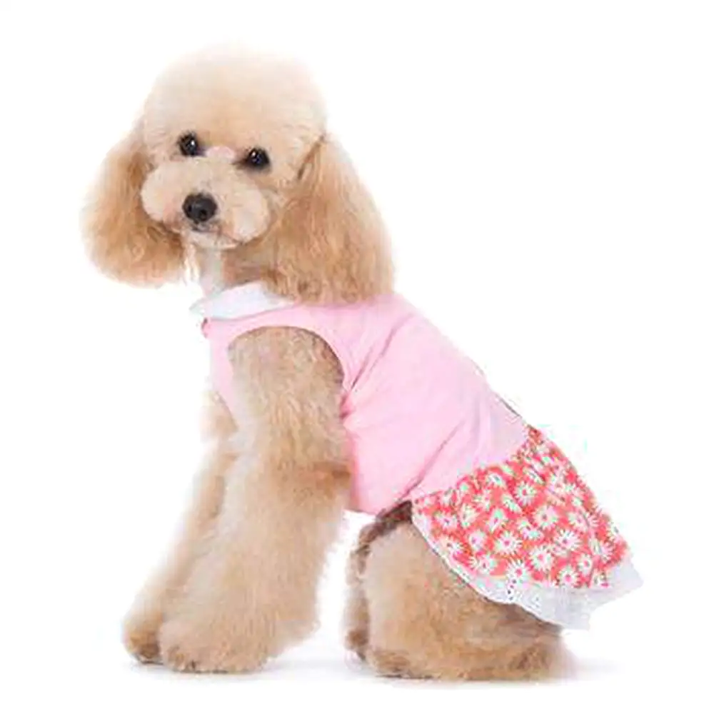 Flower Bling Dog Dress