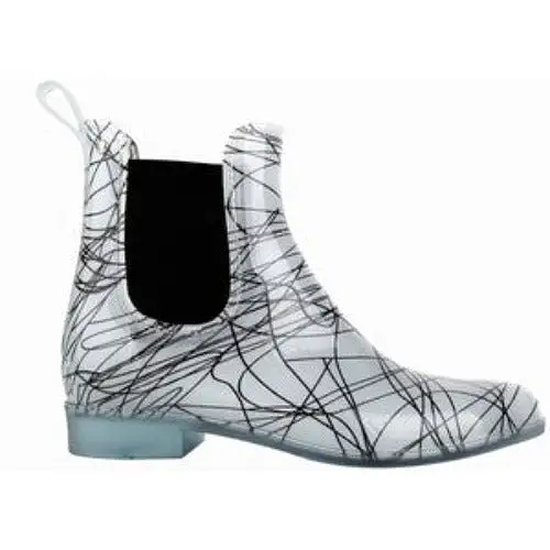 FRENCH CONNECTION Women's Nevis •White/Black• Rain Boot