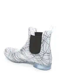 FRENCH CONNECTION Women's Nevis •White/Black• Rain Boot