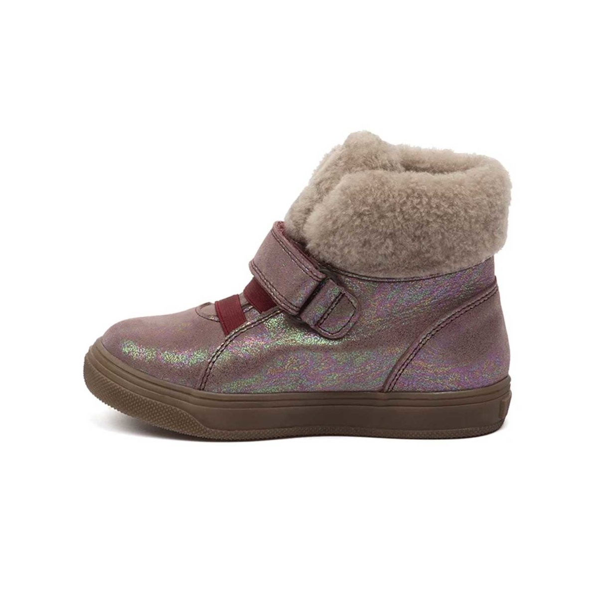 Froddo Toddlers Pink Shimmer/Fur Waterproof