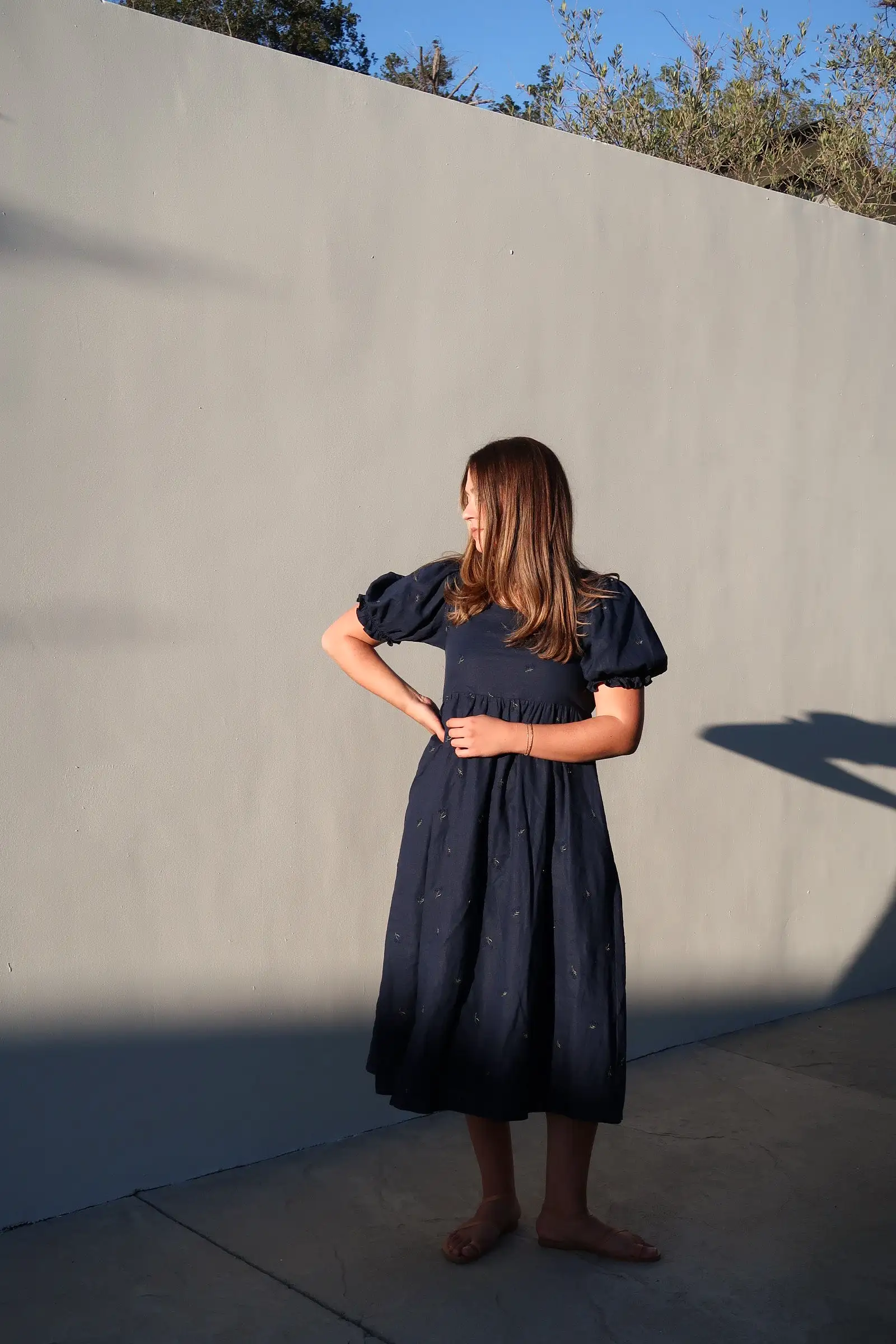 Geneva Linen Dress