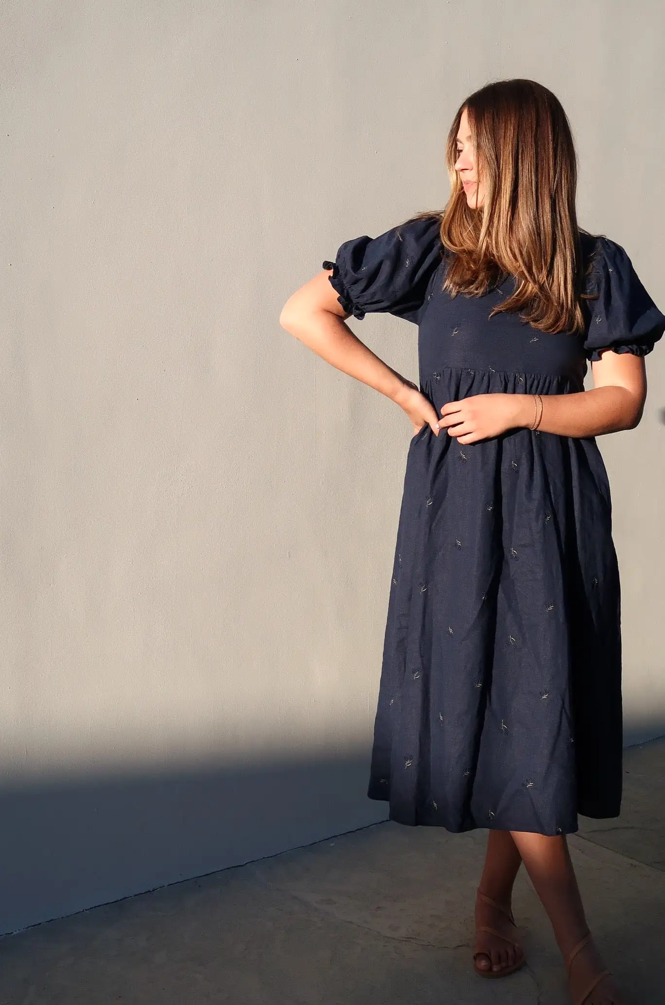 Geneva Linen Dress