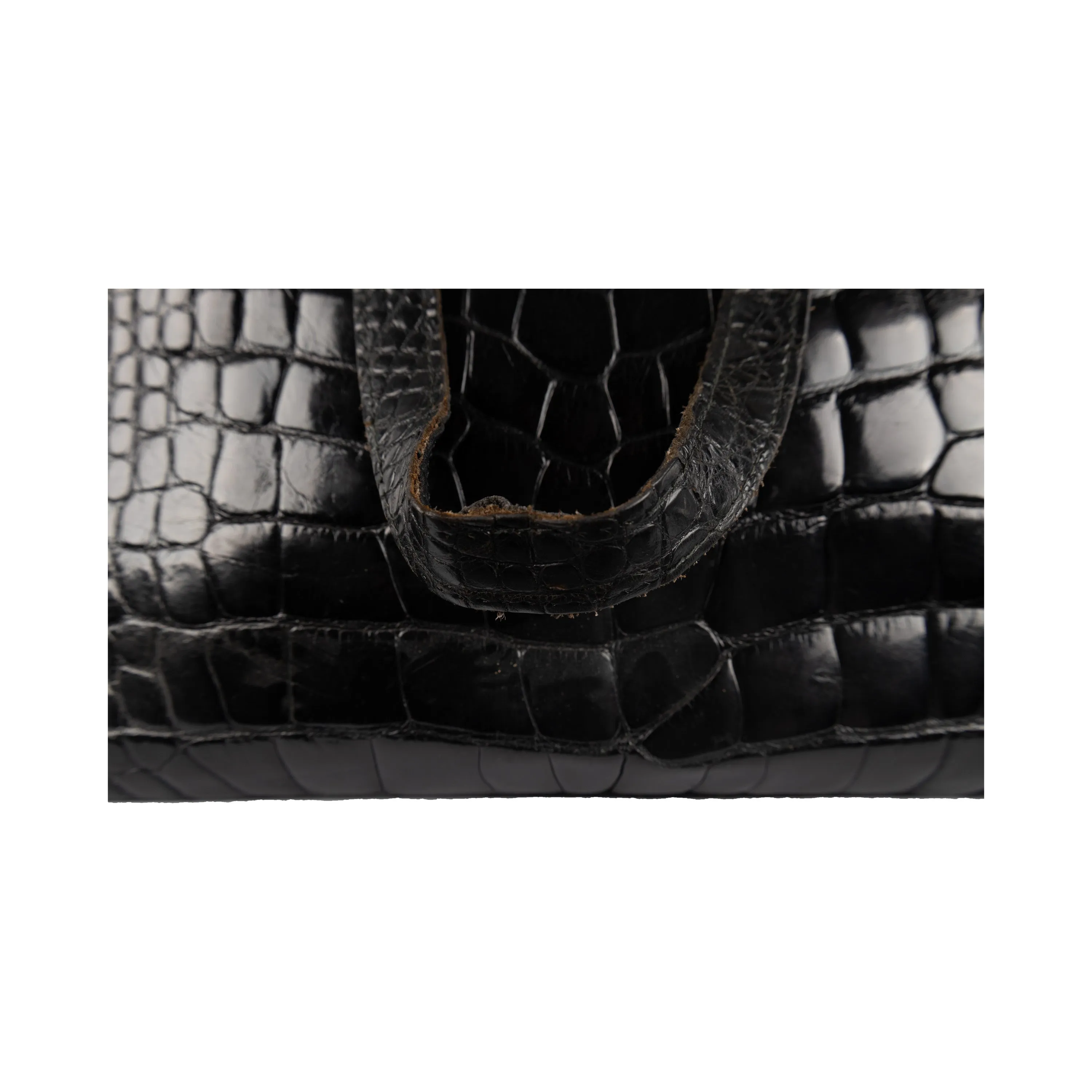 GFF Croc-embossed Shoulder Bag - '90s