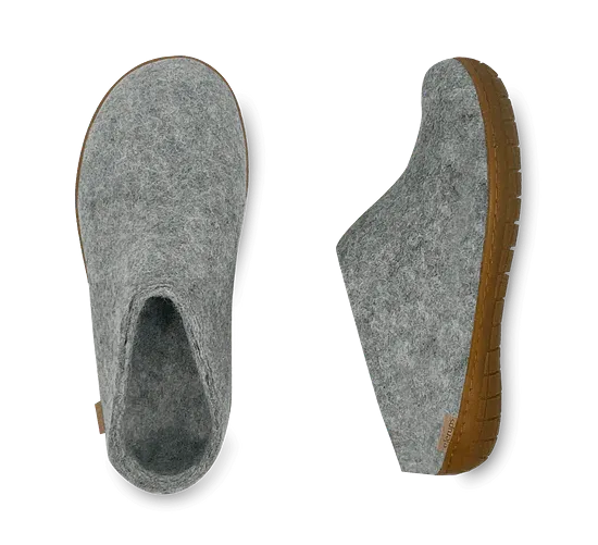 Glerups Slip on - Honey Rubber Sole