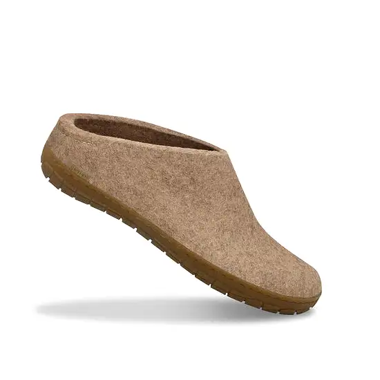 Glerups Slip on - Honey Rubber Sole