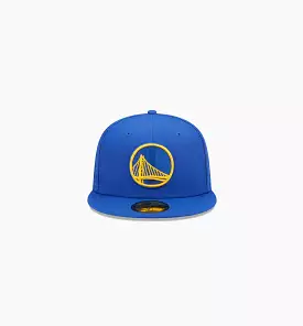 Golden State Warriors Pop Sweat 59fifty Fitted Hat Mens Hat - Blue