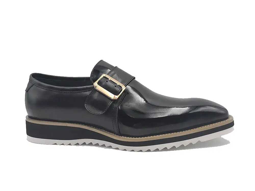 Gorgeous Patent Leather Slip on Monkstrap