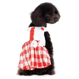 Hippie Country Plaid Dog Dress