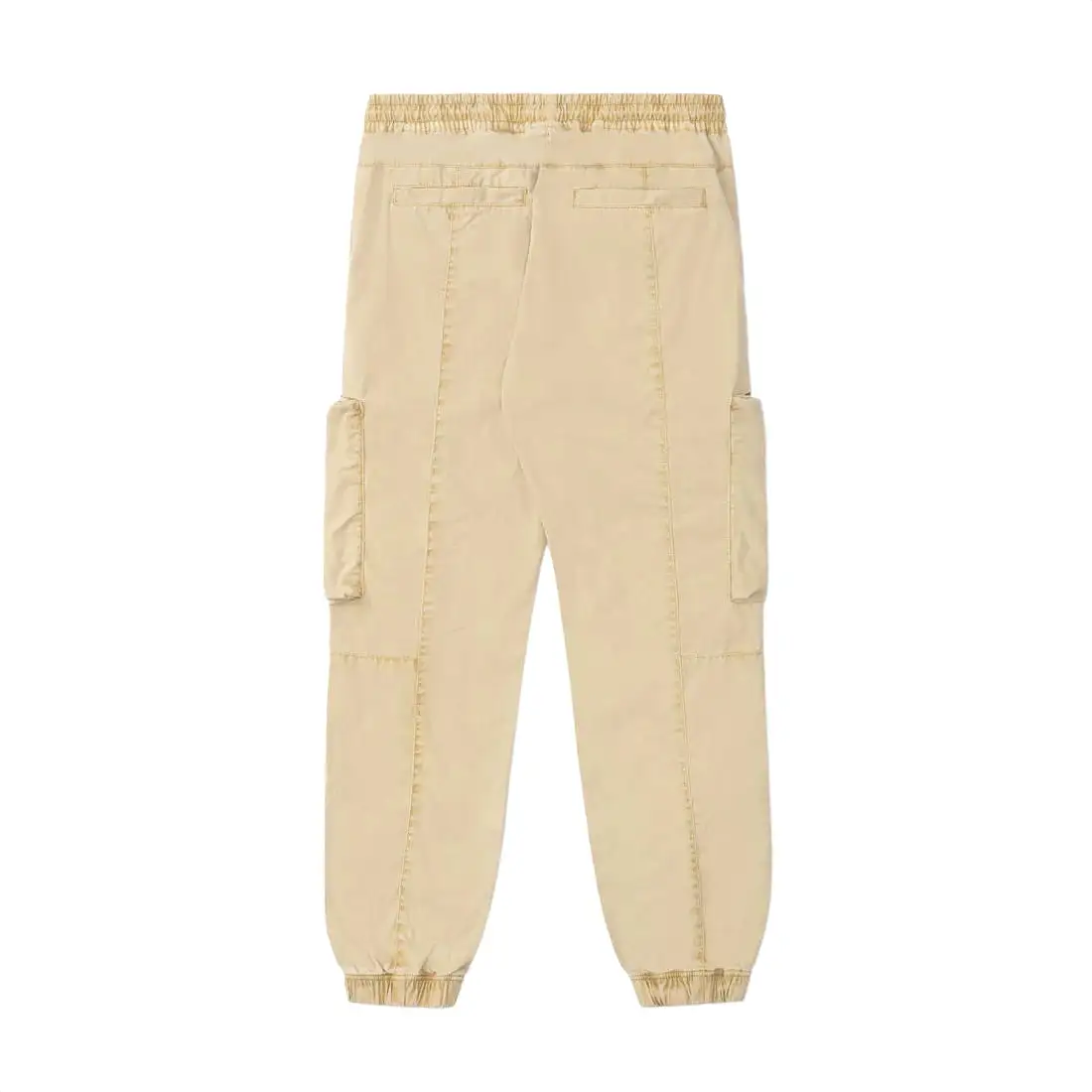 HOEFT ZIP JOGGERS KHAKI