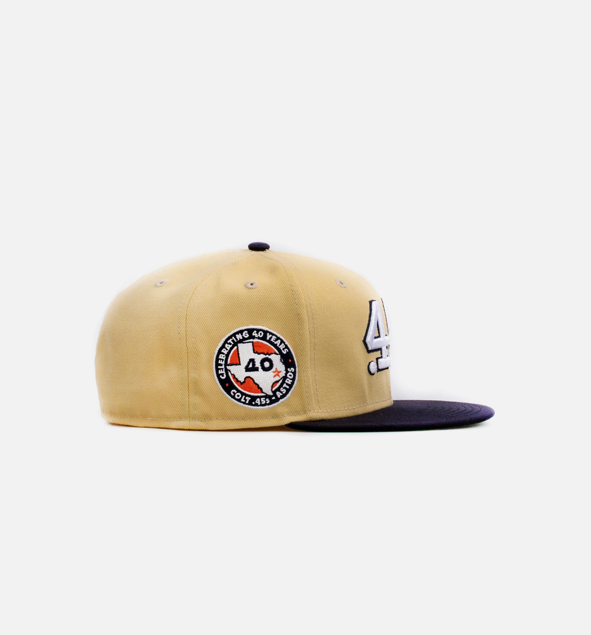 Houston Colt .45s Gold Dome 59Fifty Mens Fitted Hat - Gold/Navy