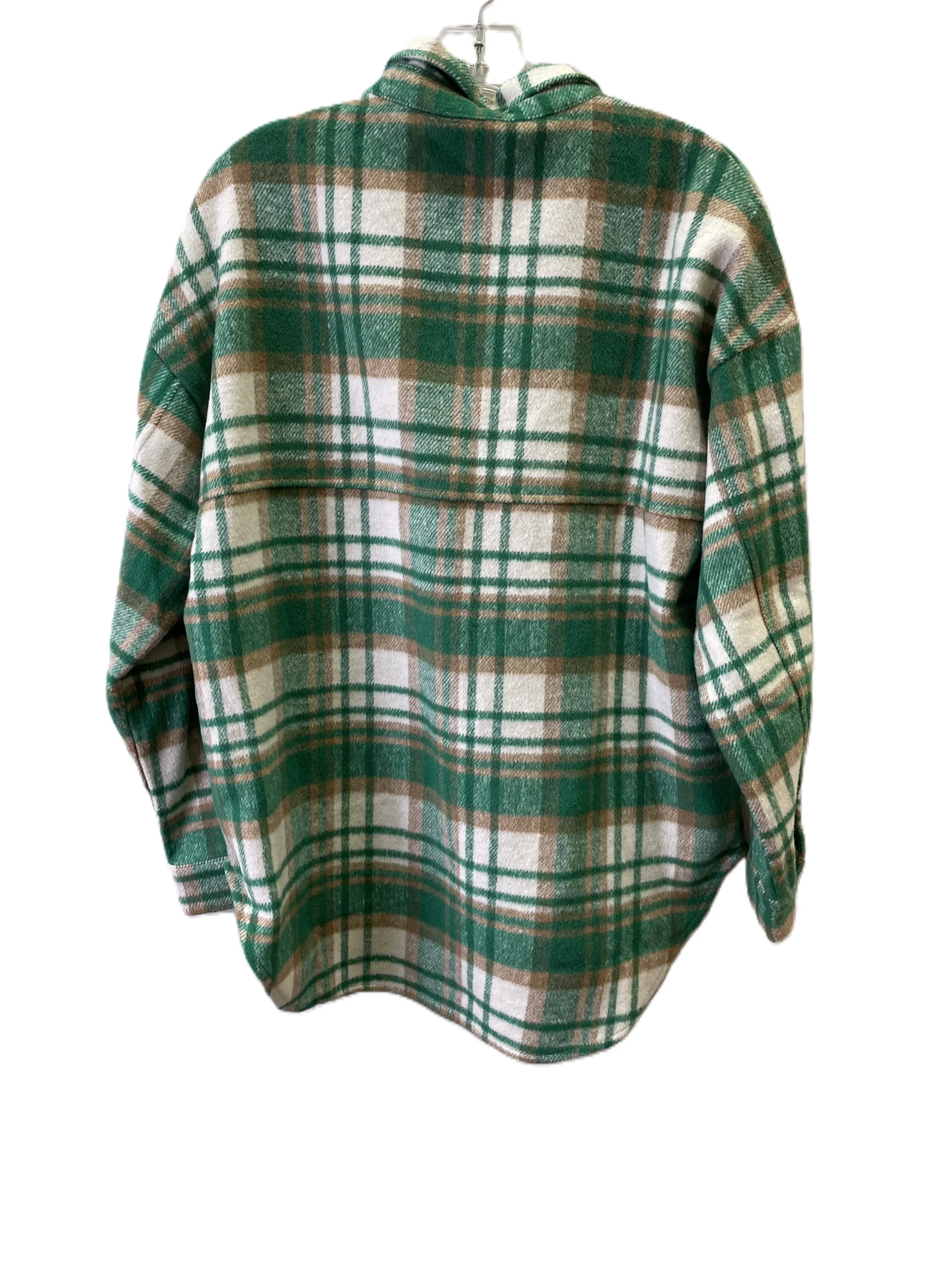 Jacket Shirt By Vici In Green, Size: Xs