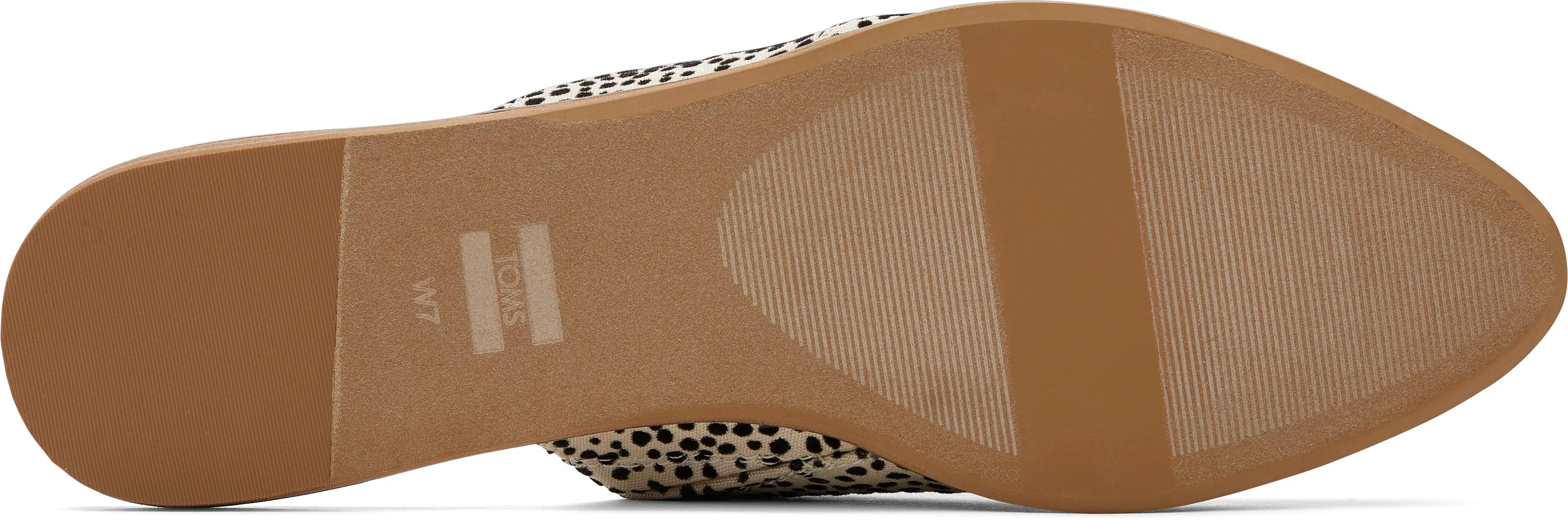 Jade Slip On Flat - Fog Flocked Mini Cheetah