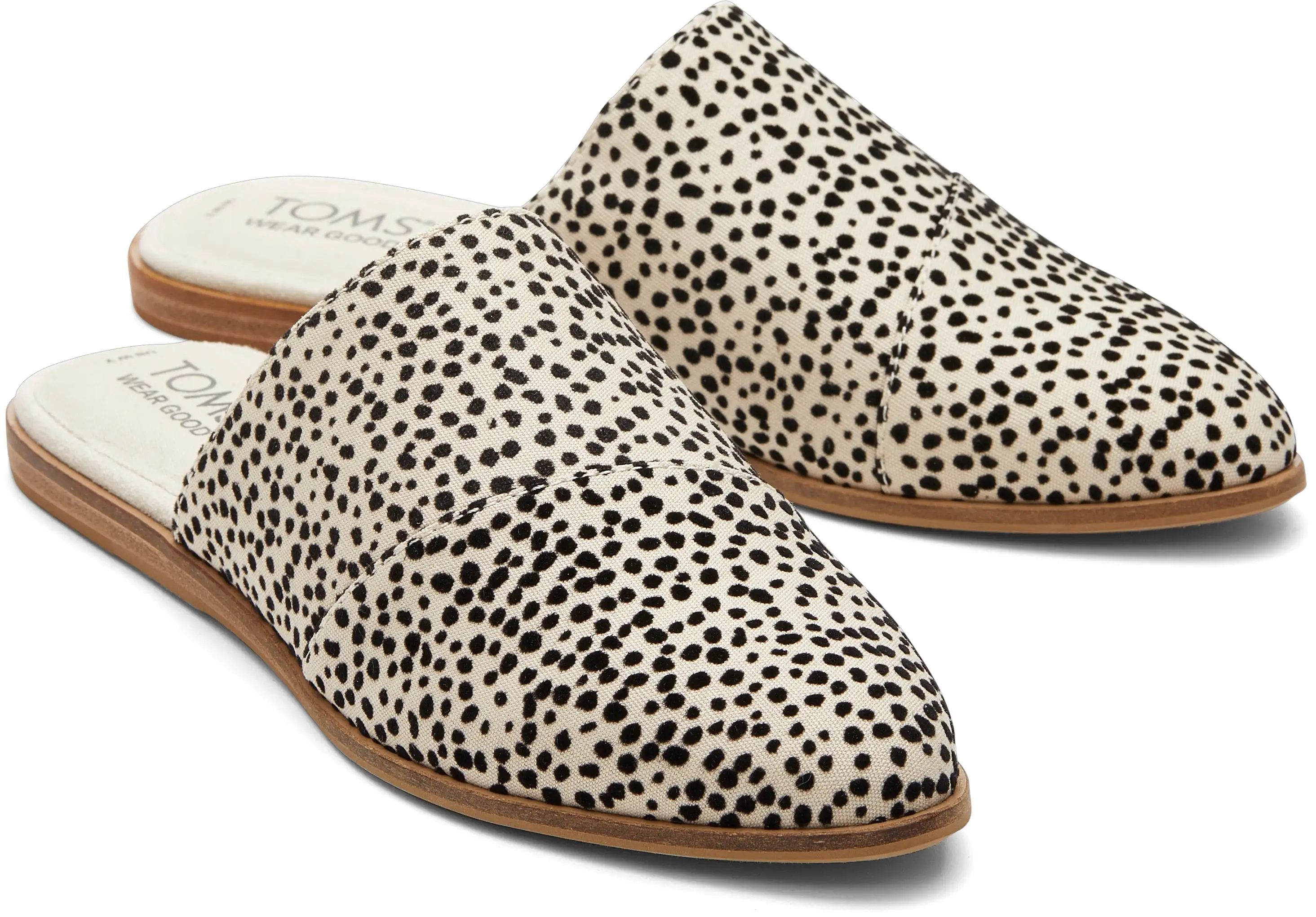 Jade Slip On Flat - Fog Flocked Mini Cheetah