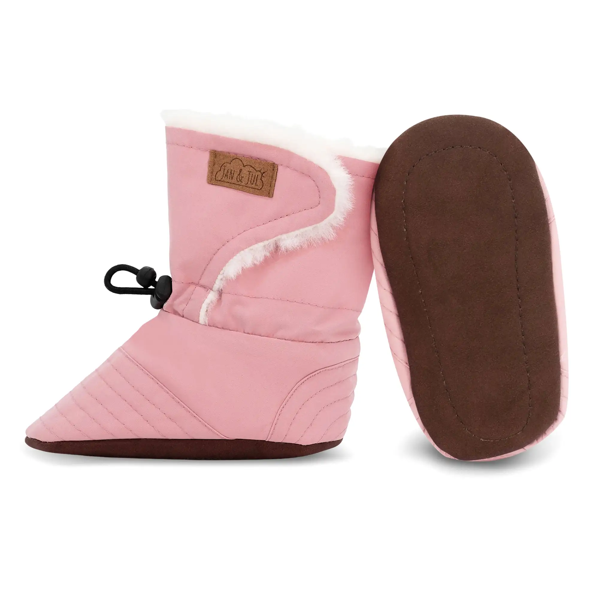 Jan & Jul Dusty Pink Stay-Put Winter Booties