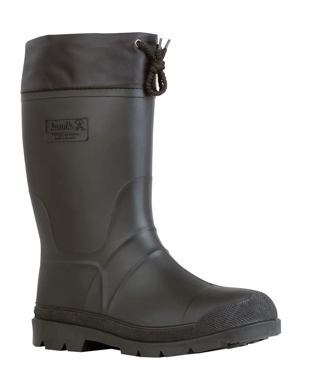 Kamik Men's Hunter Insulated Rubber Boots Black