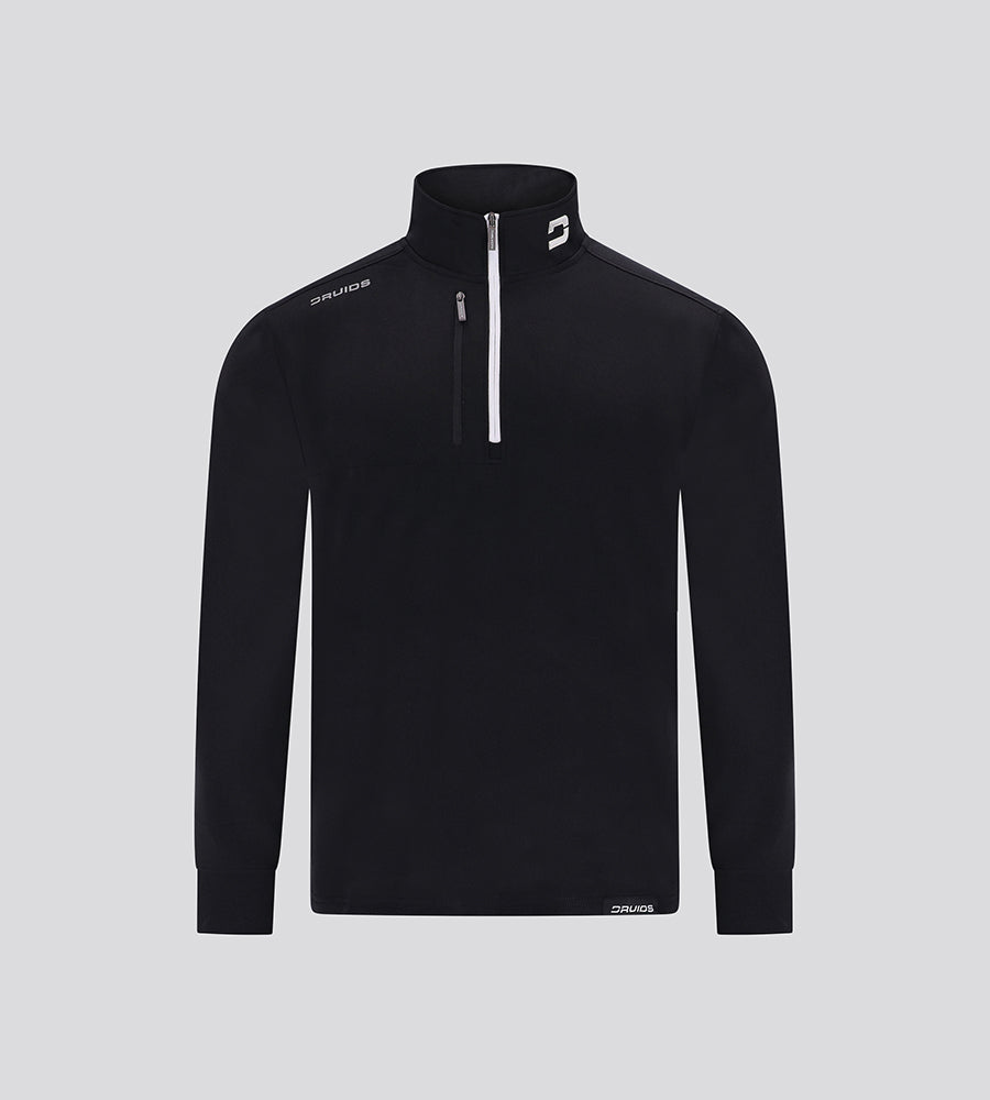 KIDS ULTRA BLEND 1/4 ZIP BLACK