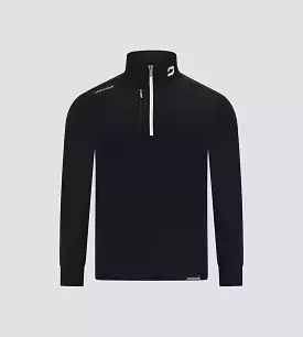 KIDS ULTRA BLEND 1/4 ZIP BLACK