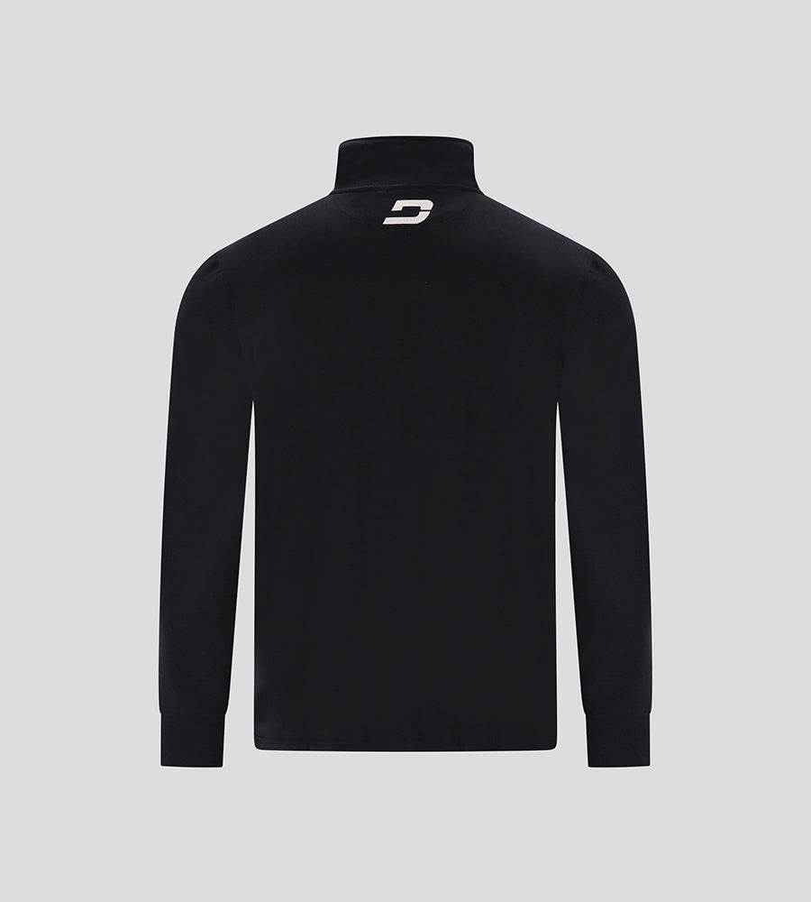 KIDS ULTRA BLEND 1/4 ZIP BLACK